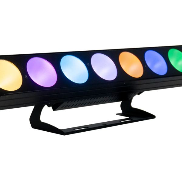 LED Pixel Panel 8 x 1 30W RGB, IEC In and Out, 3 Pin DMX