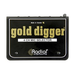 Radial Golddigger Connector Sound Passive 4x1 selector