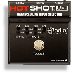 HotShot-ABi Mic & line switcher