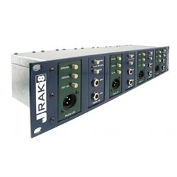 J-Rak8 Rack adaptor shelf for up to 8  JDIs & J48s, is 2RUs high