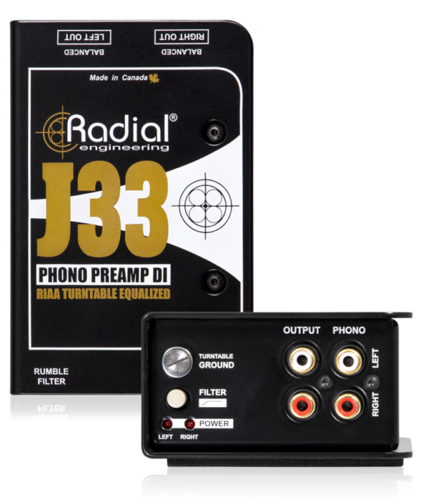 J33 Stereo RIAA turntable pre-amp & DI
