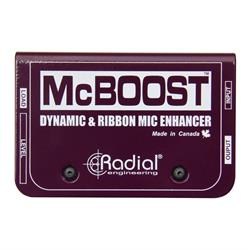 McBoost Mic signal booster 25dB for dynamic and ribbons