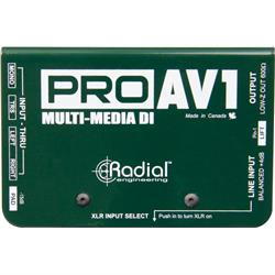 ProAV1 Passive 1 channel multimedia DI