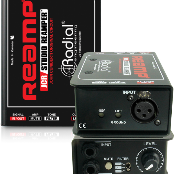 Radial reamp-JCR Connector Sound The Original John Cuniberty Re-amp box re-invented