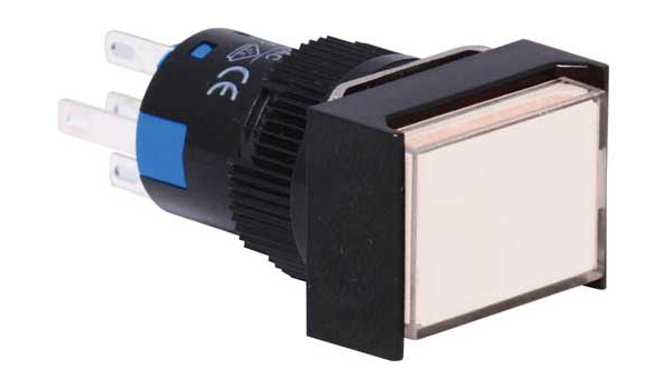 SW ILLUM MOM SPDT WHT 24V LED