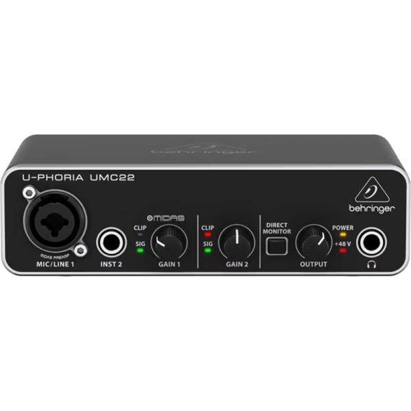 BEHRINGER U-PHORIA UMC22 INTERFACE