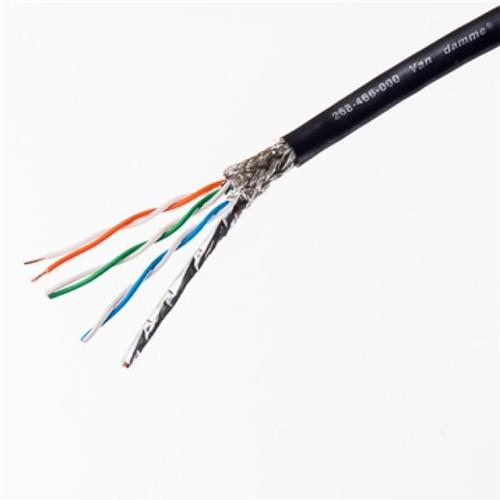 TOURCAT CAT6A FLEXIBLE S/FTP BLACK