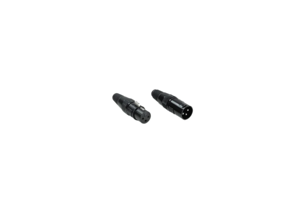 XLR 3 pin male plug