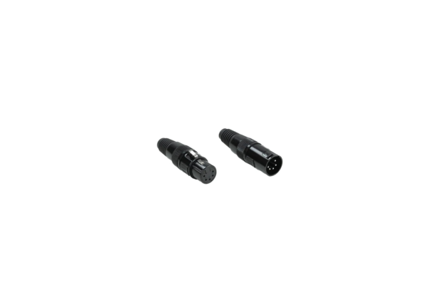 XLR 5 pin male plug