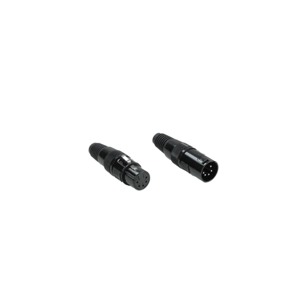 XLR 5 pin male plug